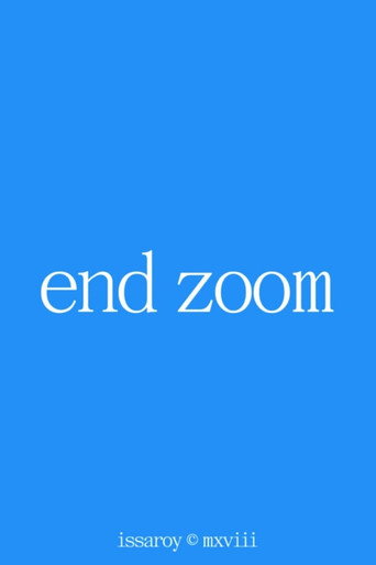 Movie poster for End Zoom (2020)