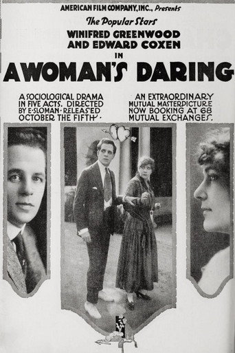Movie poster for A Woman's Daring (1916)