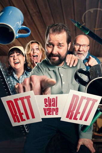 Series poster for Rett skal være rett (2026)