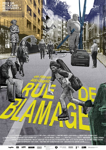 Movie poster for Rue de Blamage (2017)