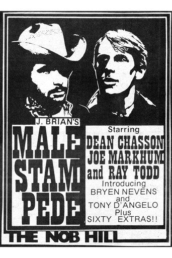 Movie poster for Male Stampede (1976)