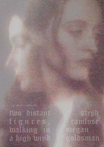 Movie poster for Two Distant Figures, Walking in a High Wind (2023)