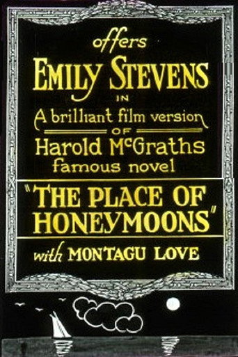 Movie poster for The Place of Honeymoons (1920)