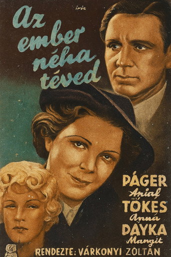 Movie poster for Az ember néha téved (1938)