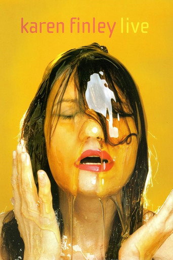 Movie poster for Karen Finley Live (2004)