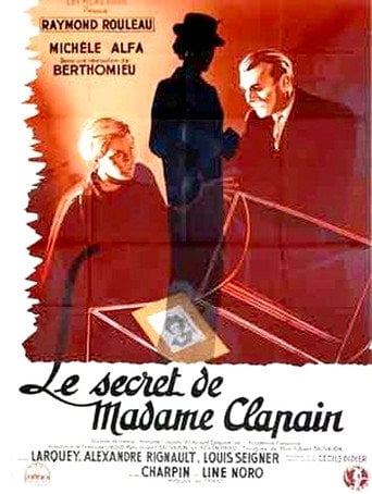 Movie poster for The Secret of Madame Clapain (1943)
