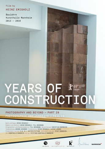 Movie poster for Years of Construction (2019)