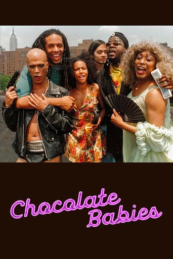 Movie poster for Chocolate Babies (1996)