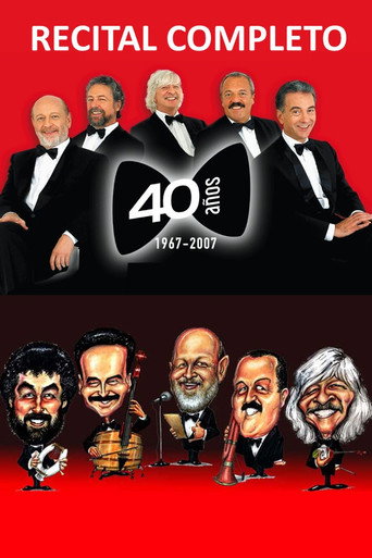 Recital 40 años poster