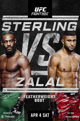 Movie poster for UFC Fight Night 274: Sterling vs. Zalal (2026)