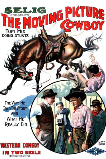 Movie poster for The Moving Picture Cowboy (1914)