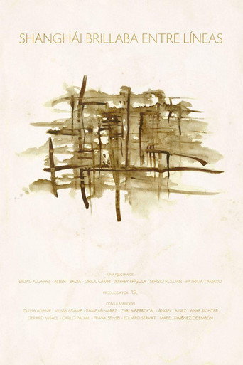 Shanghái brillaba entre líneas poster