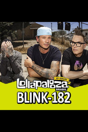 Blink-182 - Live at Lollapalooza Brazil 2024 poster