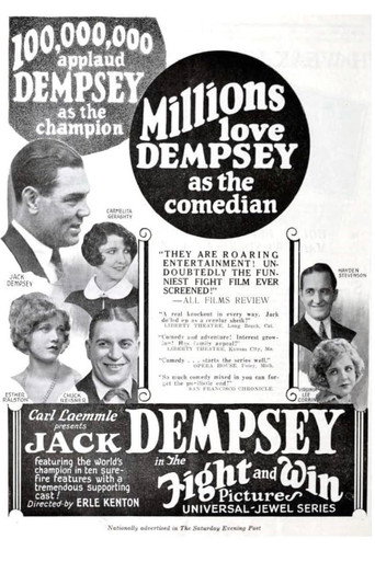 Movie poster for Fight and Win (1924)
