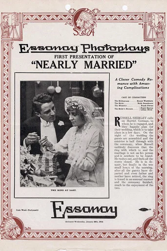Movie poster for Nearly Married (1914)