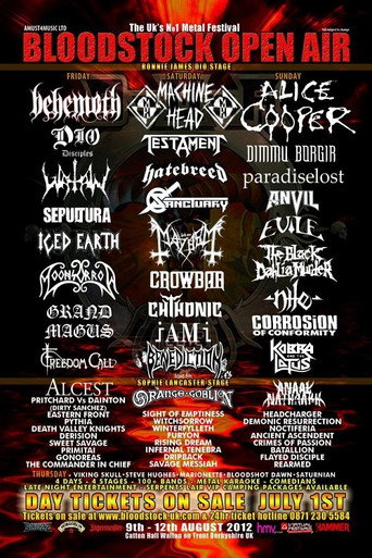 Movie poster for Paradise Lost: Live at Bloodstock (2012)