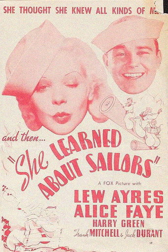 Movie poster for She Learned About Sailors (1934)