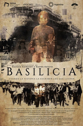 Movie poster for Basilicia, cuando la historia la escriben los que luchan (2025)