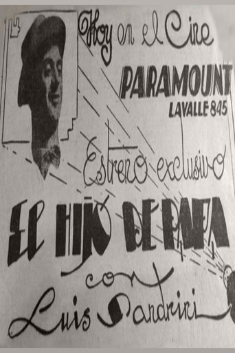 Movie poster for El hijo de papá (1933)
