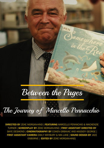 Movie poster for Between Pages: The Story of Marcello Pennacchio (2025)