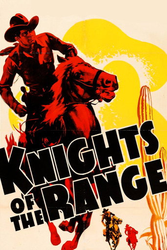 Movie poster for Knights of the Range (1940)