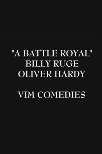 Movie poster for The Battle Royal (1916)