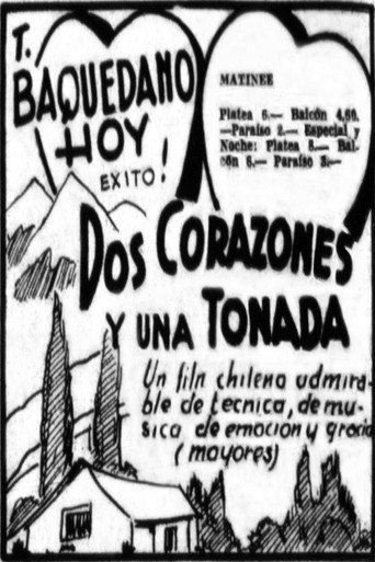 Movie poster for Dos corazones y una tonada (1939)