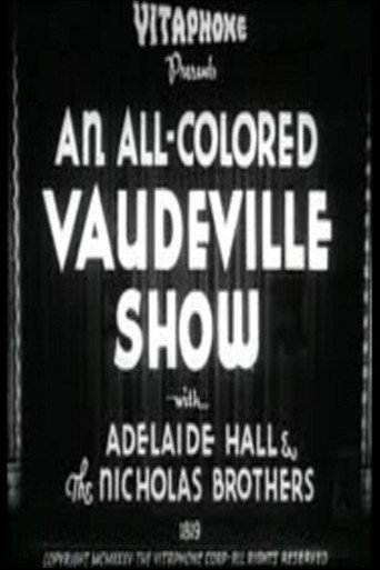 Movie poster for An All-Colored Vaudeville Show (1935)