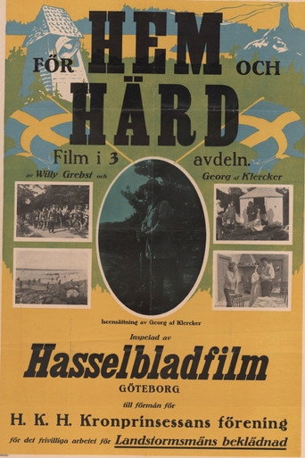 Movie poster for For Hearth and Home (1917)