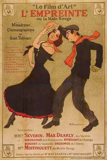 Movie poster for The Red Hand (1908)