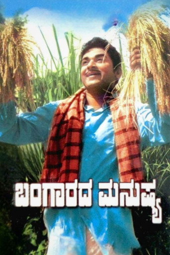 Movie poster for Bangarada Manushya (1972)