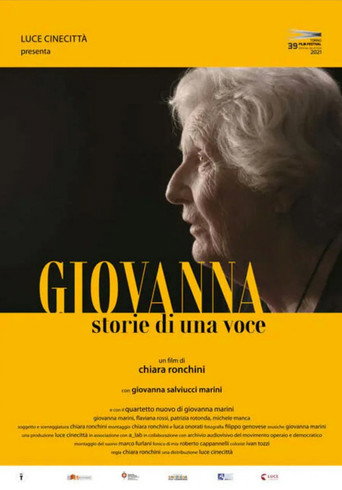 Movie poster for Giovanna, storie di una voce (2022)