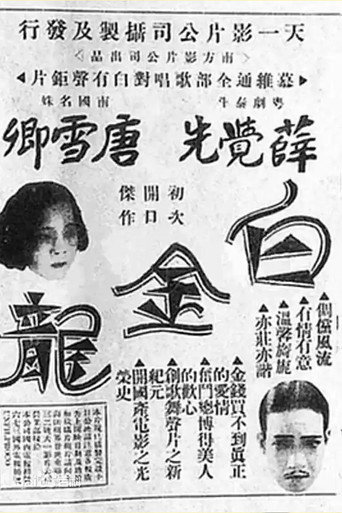 Movie poster for Baijin Long (1933)