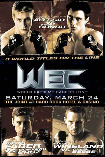 Movie poster for WEC 26: Condit vs. Alessio (2007)