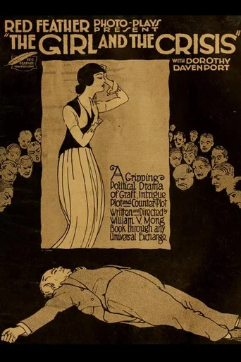 Movie poster for The Girl and the Crisis (1917)