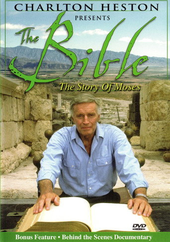 Movie poster for Charlton Heston Presents The Bible: The Story of Moses (1993)