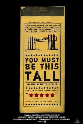 Movie poster for You Must Be This Tall: The Story of Rocky Point Park (2007)