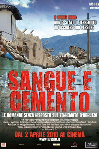Movie poster for Sangue e cemento (2010)