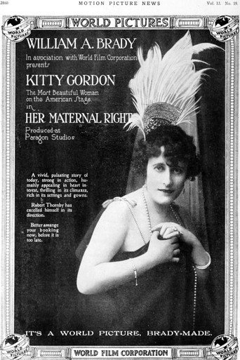Movie poster for Her Maternal Right (1916)