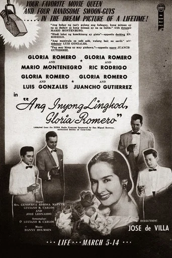 Movie poster for Ang Inyong Lingkod, Gloria Romero (1960)