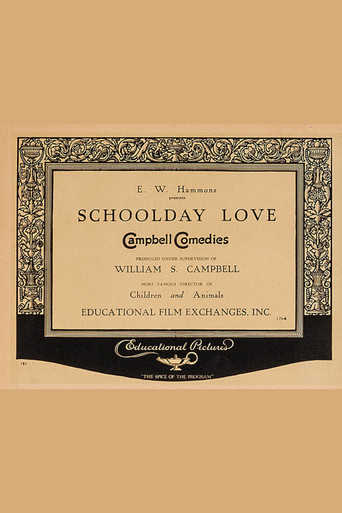 Movie poster for Schoolday Love (1922)