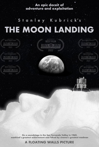 Movie poster for Stanley Kubrick's The Moon Landing (2022)