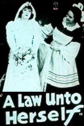 Movie poster for A Law Unto Herself (1918)
