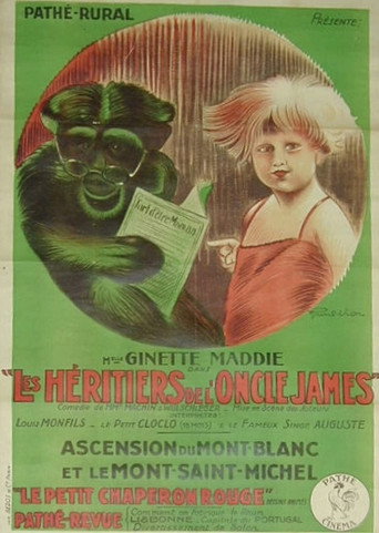 Movie poster for The Heirs of Uncle James (1924)