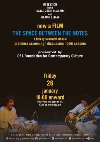 Movie poster for The Space Between the Notes (2017)