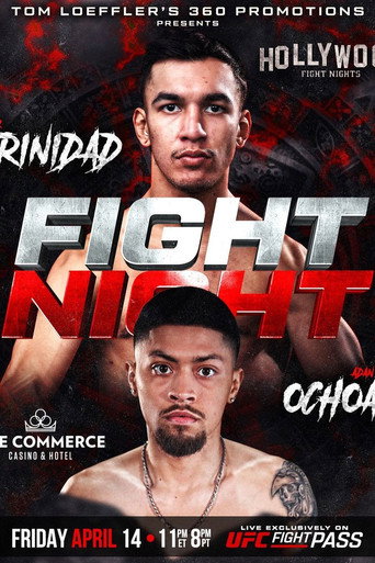 Movie poster for Hollywood Fight Night: Trinidad vs. Ochoa (2023)