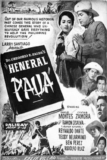 Movie poster for Heneral Paua (1956)