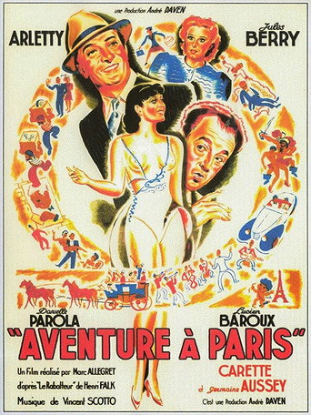 Movie poster for Adventure in Paris (1936)