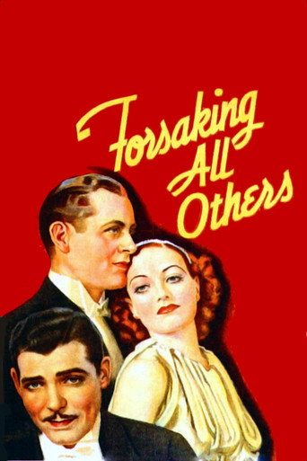 Movie poster for Forsaking All Others (1934)