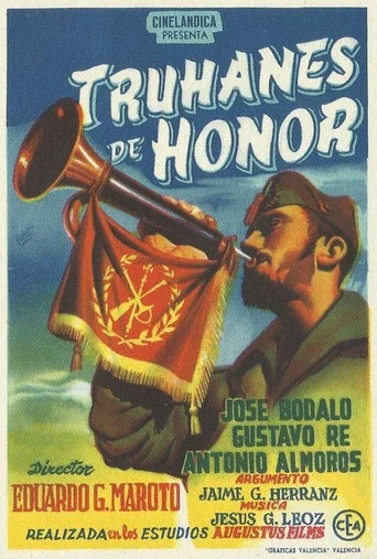 Movie poster for Truhanes de honor (1952)